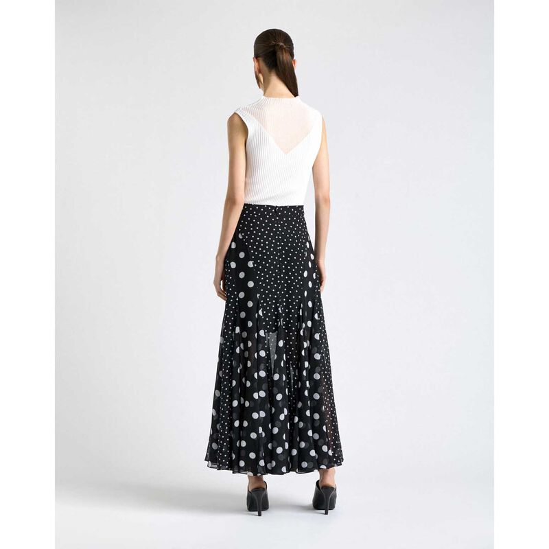 Cue Solid And Sheer Rib Knit Tank image number 1